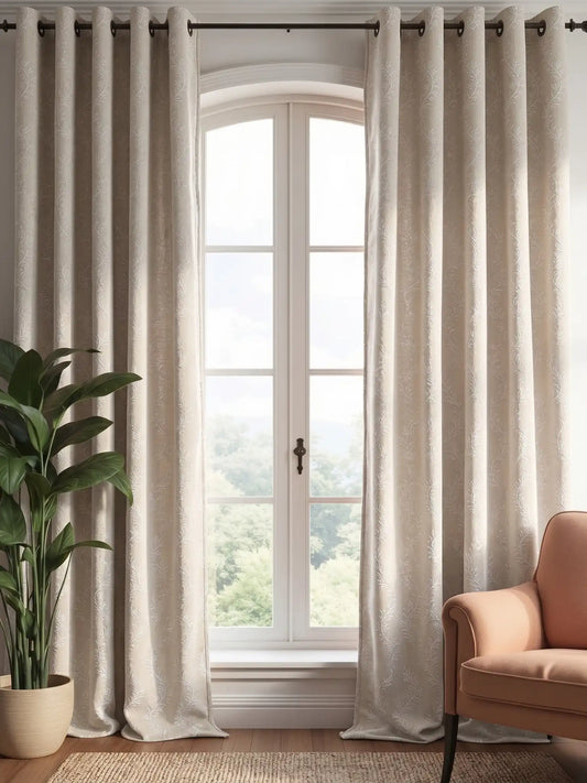 Trailing Vine Botanical Curtains – Custom & Readymade