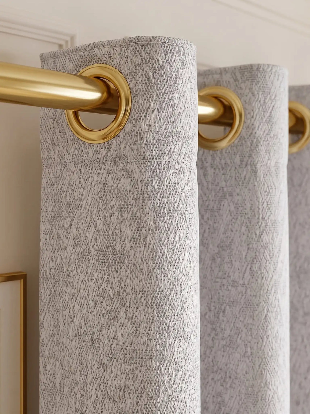 S N Home Decor Abstract Vertical Textured Curtains (Custom & Readymade)