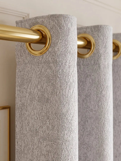 S N Home Decor Abstract Vertical Textured Curtains (Custom & Readymade)