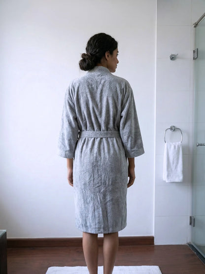Atoz Home Decor Hue Microfiber Unisex Bathrobe