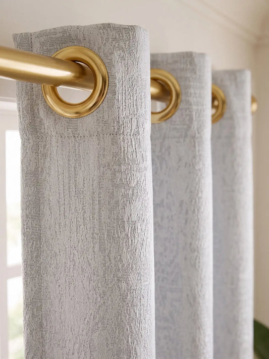 Abstract Vertical Textured Curtains (Custom & Readymade)