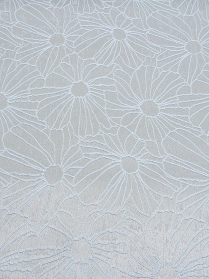 Aspen Silver Embroidered Floral Pattern (Custom & Readymade)