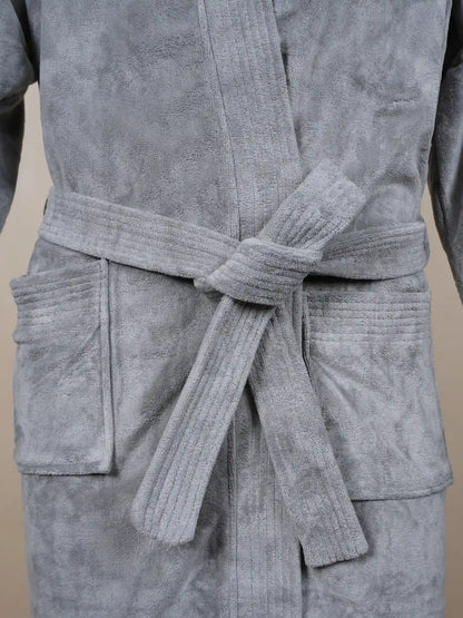 Atoz Home Decor Hue Microfiber Unisex Bathrobe
