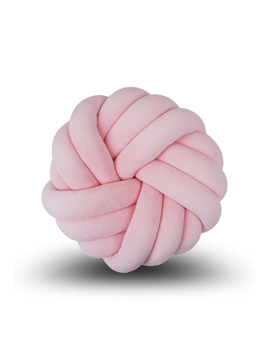 Round Knotted Cushion Ball Pillow – Soft Decorative Sofa & Bed Accent