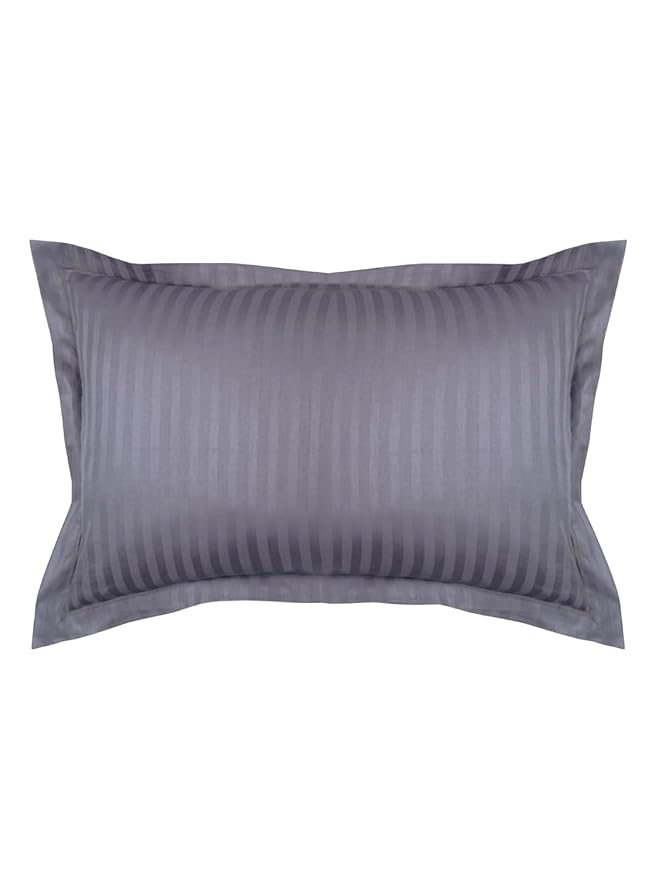 AtoZ Home Decor Cotton Pillow & Strips Pillow Cover Combo Set (68 x 45 cm)