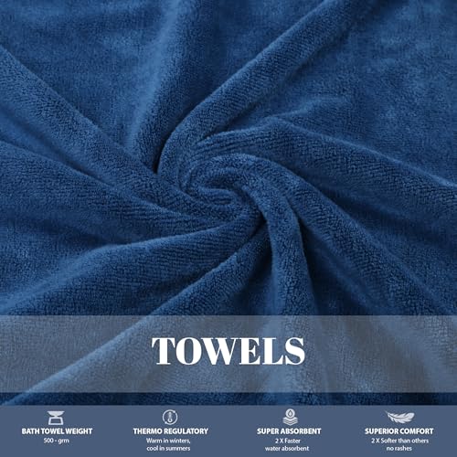 Over The Top Microfibre Towel – Ultra-Absorbent & Quick-Dry (75x150 cm)