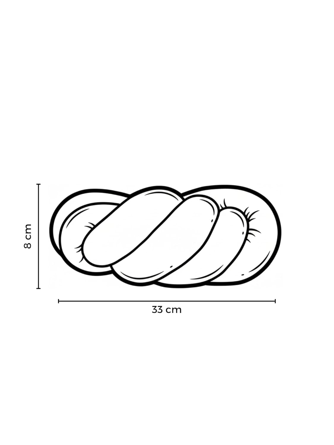 Round Knotted Cushion Ball Pillow – Soft Decorative Sofa & Bed Accent