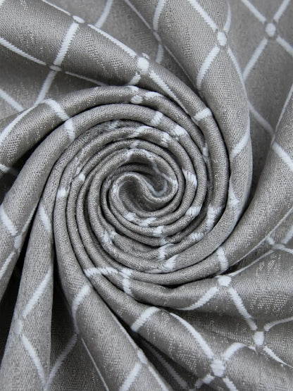 Diamond Lattice Textured Curtains – Custom & Readymade