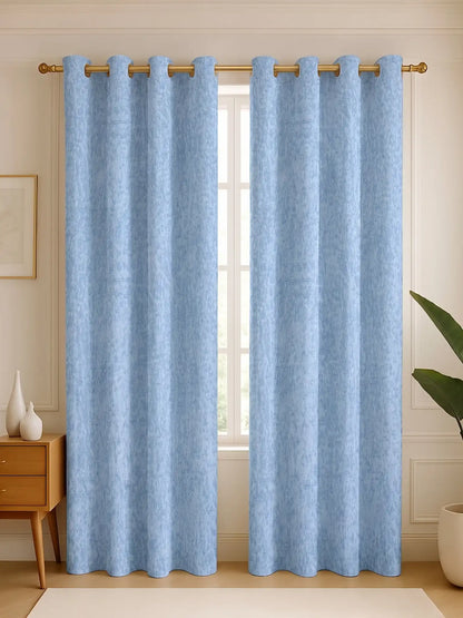 S N Home Decor Abstract Vertical Textured Curtains (Custom & Readymade)