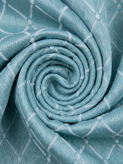Diamond Lattice Textured Curtains – Custom & Readymade
