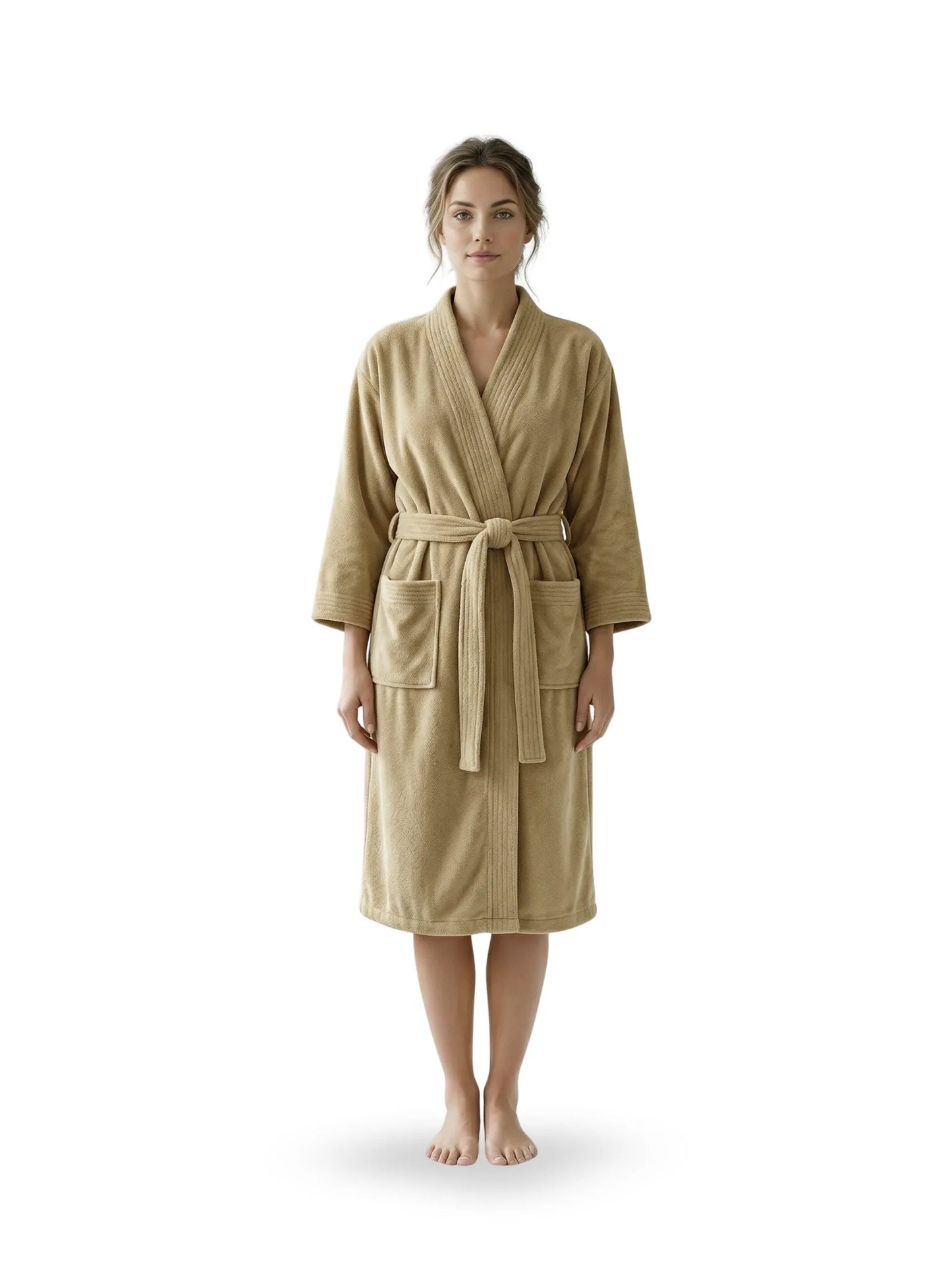 Atoz Home Decor Hue Microfiber Unisex Bathrobe