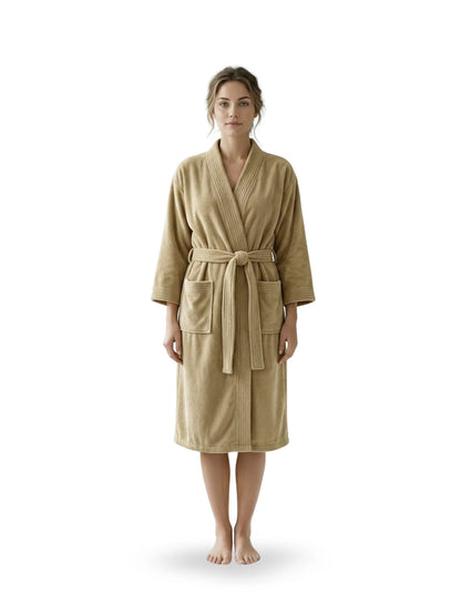 Atoz Home Decor Hue Microfiber Unisex Bathrobe