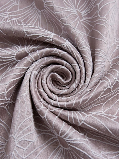 Aspen Silver Embroidered Floral Pattern (Custom & Readymade)