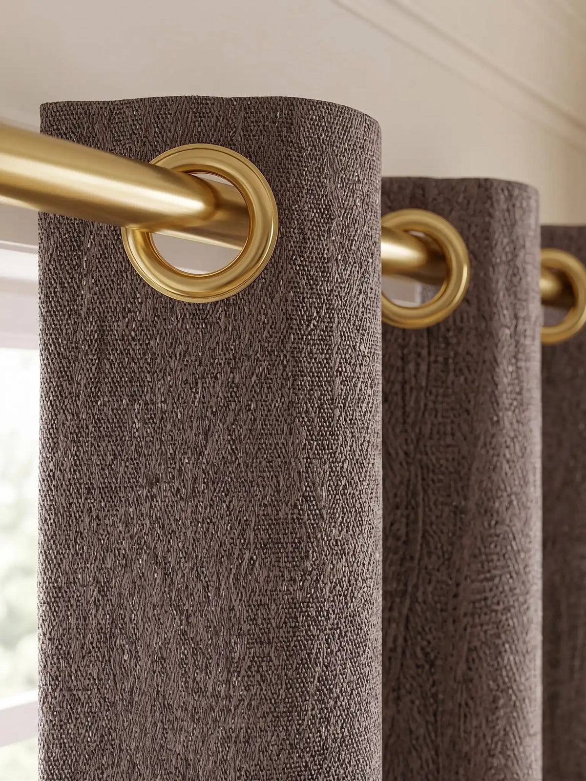 S N Home Decor Abstract Vertical Textured Curtains (Custom & Readymade)