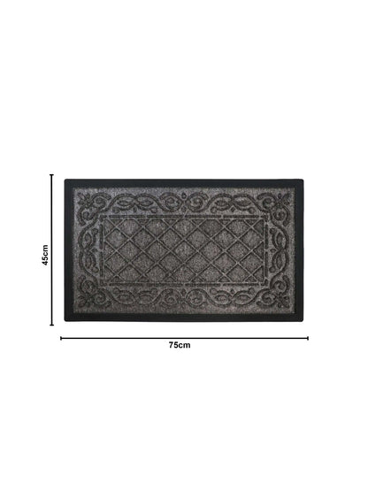 AtoZ Home Decor Tristan Ribbed Doormat (75x45 cm, Available in Multiple Colors)
