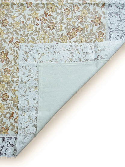 Freelance Tuscany Plastic Dining Table Cover | Beige Floral 54x78