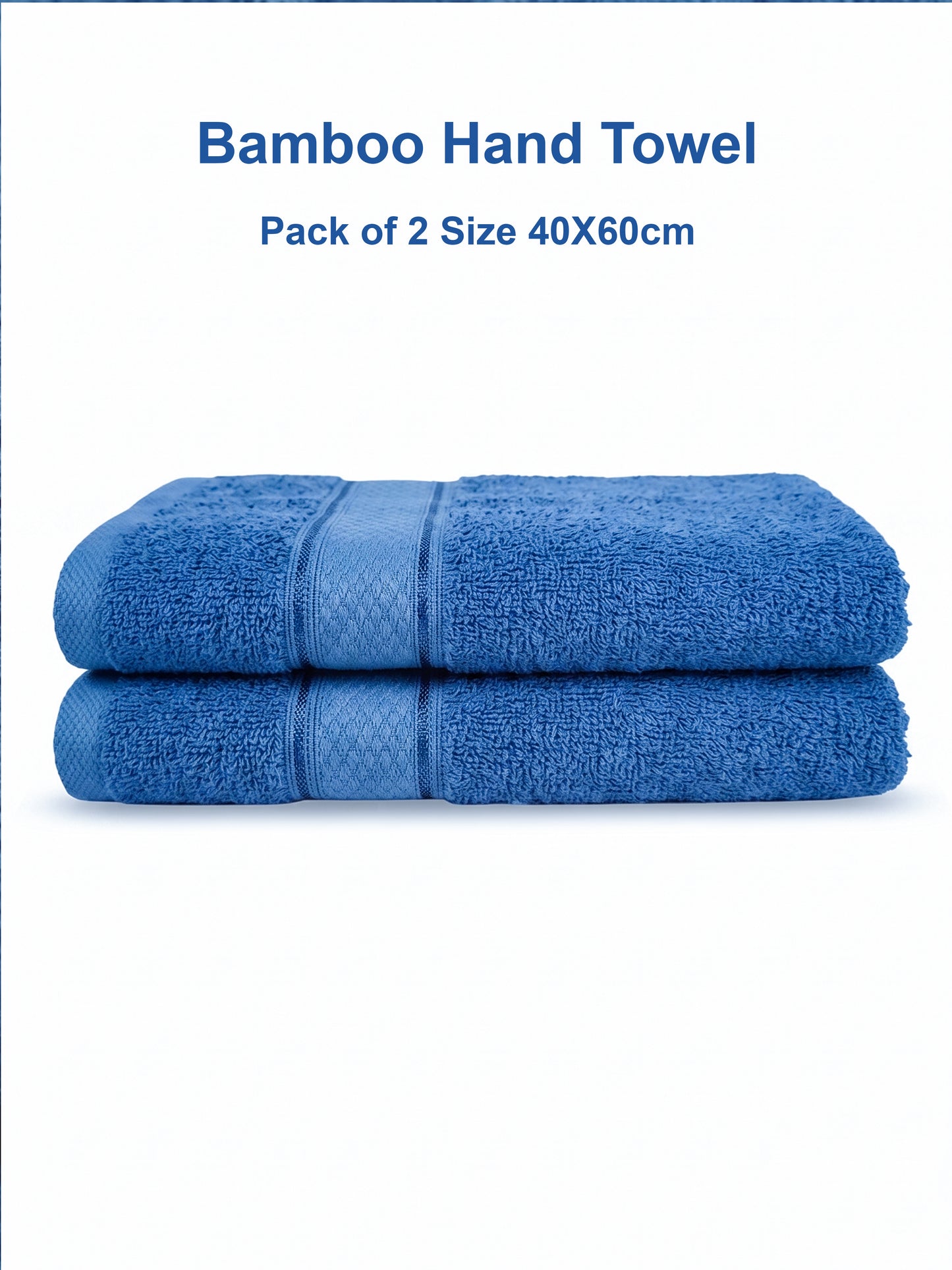 AtoZ Home Decor Bamboo Hand Towel Set (40x60 CM)