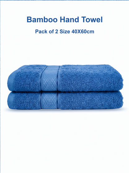 AtoZ Home Decor Bamboo Hand Towel Set (40x60 CM)