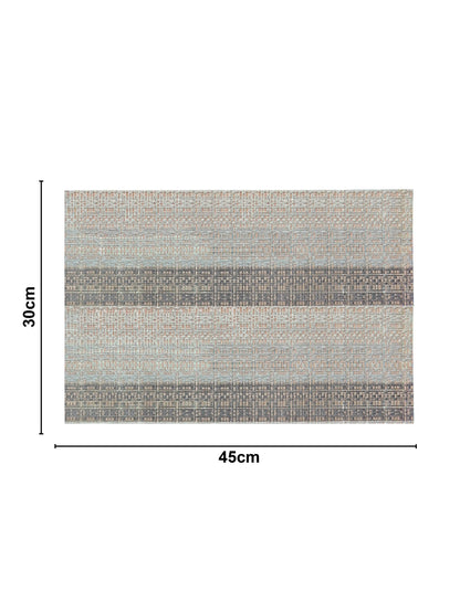 Bellagio PVC Table Placemats | Pack of 6 Washable Table Mats (30x45 cm)