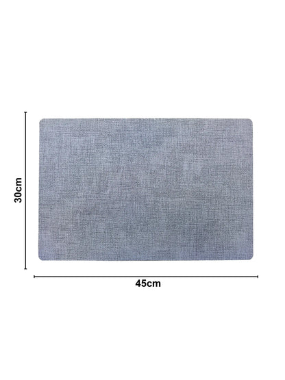 Freelance Textured Table Placemats | Pack of 6 Washable Table Mats (30x45 cm)