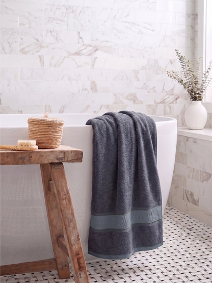 AtoZ Home Decor Bamboo Bath Towel | Highly Absorbent (75 x 150 CM)