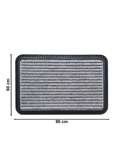 AtoZ Home Decor Ribbed Strip Door Mat (Multiple Sizes & Colors)
