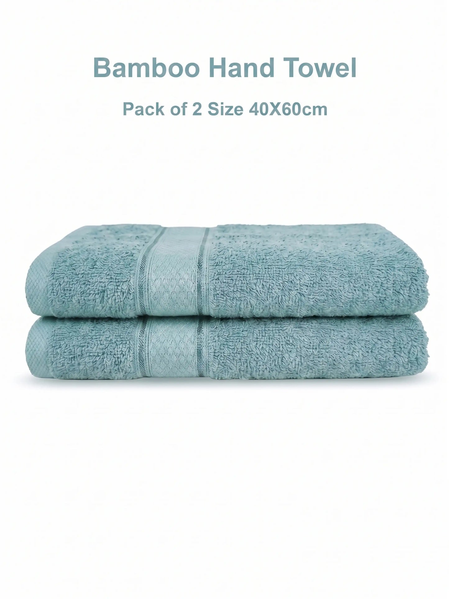 AtoZ Home Decor Bamboo Hand Towel Set (40x60 CM)