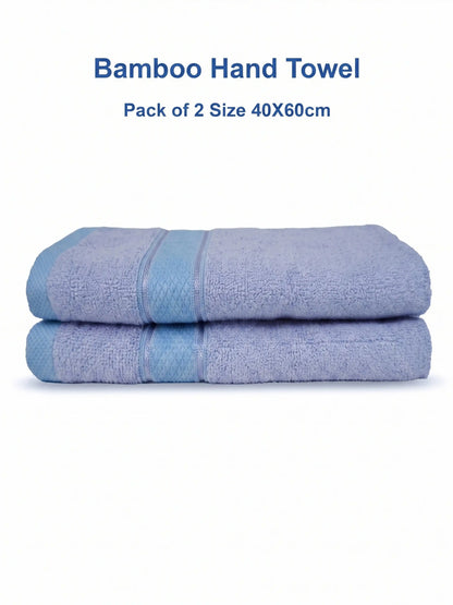 AtoZ Home Decor Bamboo Hand Towel Set (40x60 CM)