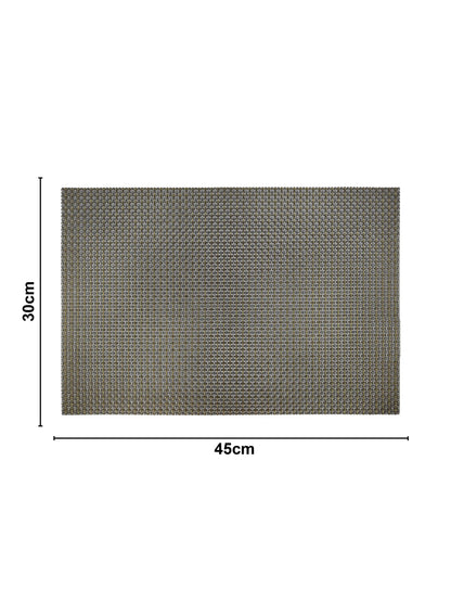 Freelance Woven Border Table Placemats | Pack of 6 Washable Table Mats (30x45 cm)
