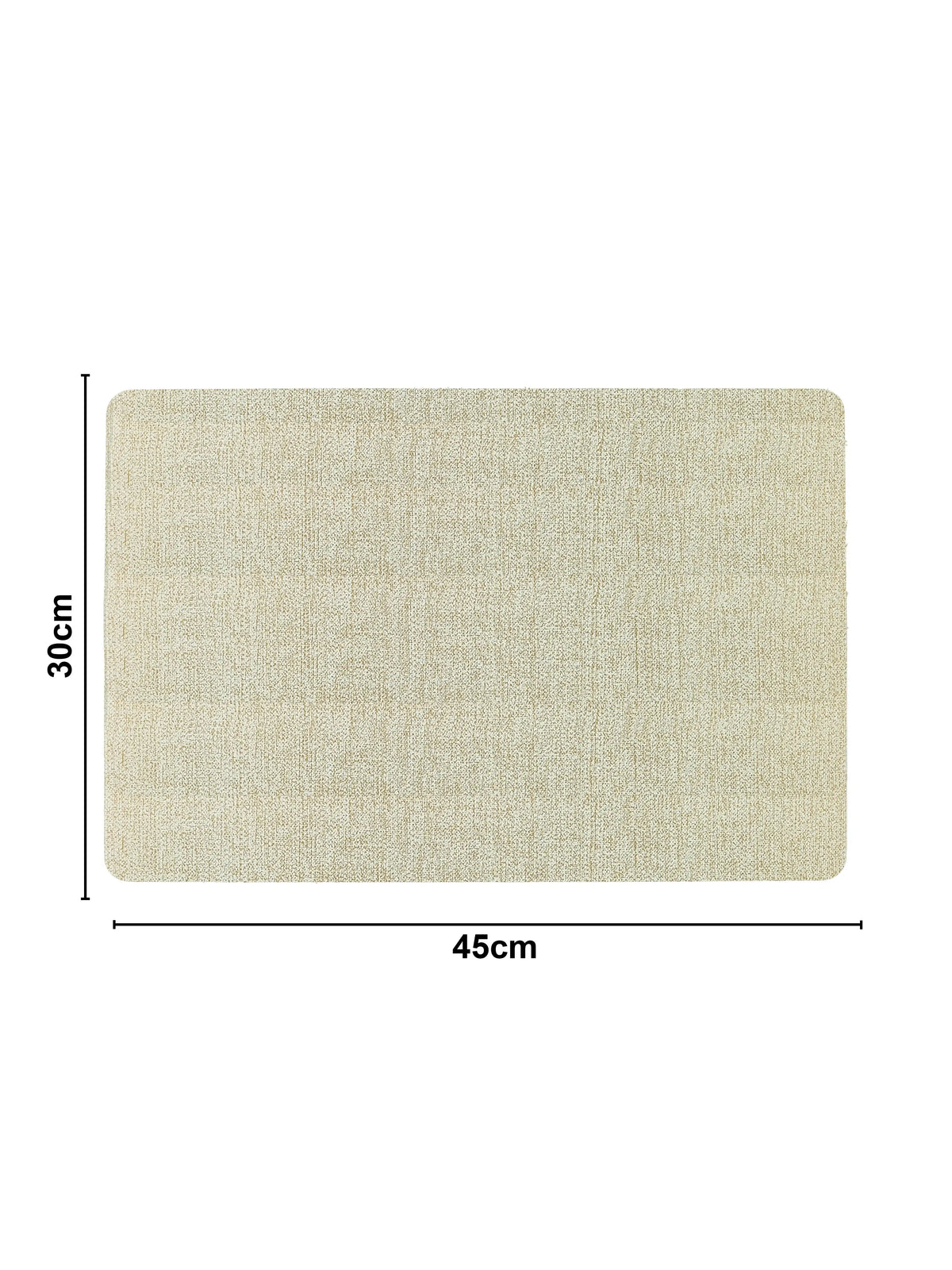 Freelance Textured Table Placemats | Pack of 6 Washable Table Mats (30x45 cm)