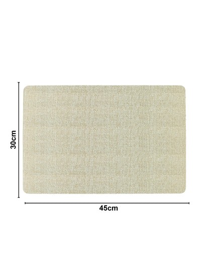 Freelance Textured Table Placemats | Pack of 6 Washable Table Mats (30x45 cm)