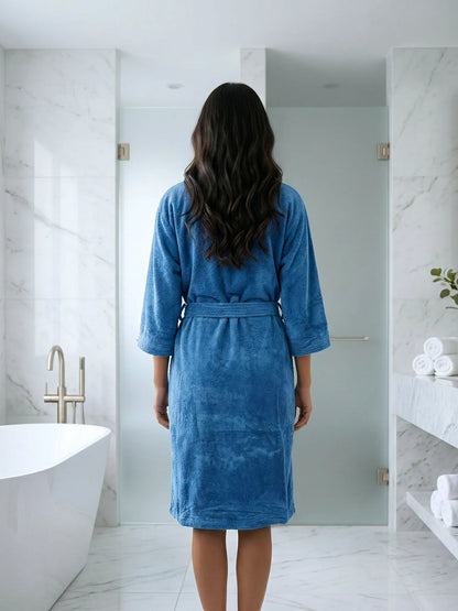Atoz Home Decor Hue Microfiber Unisex Bathrobe
