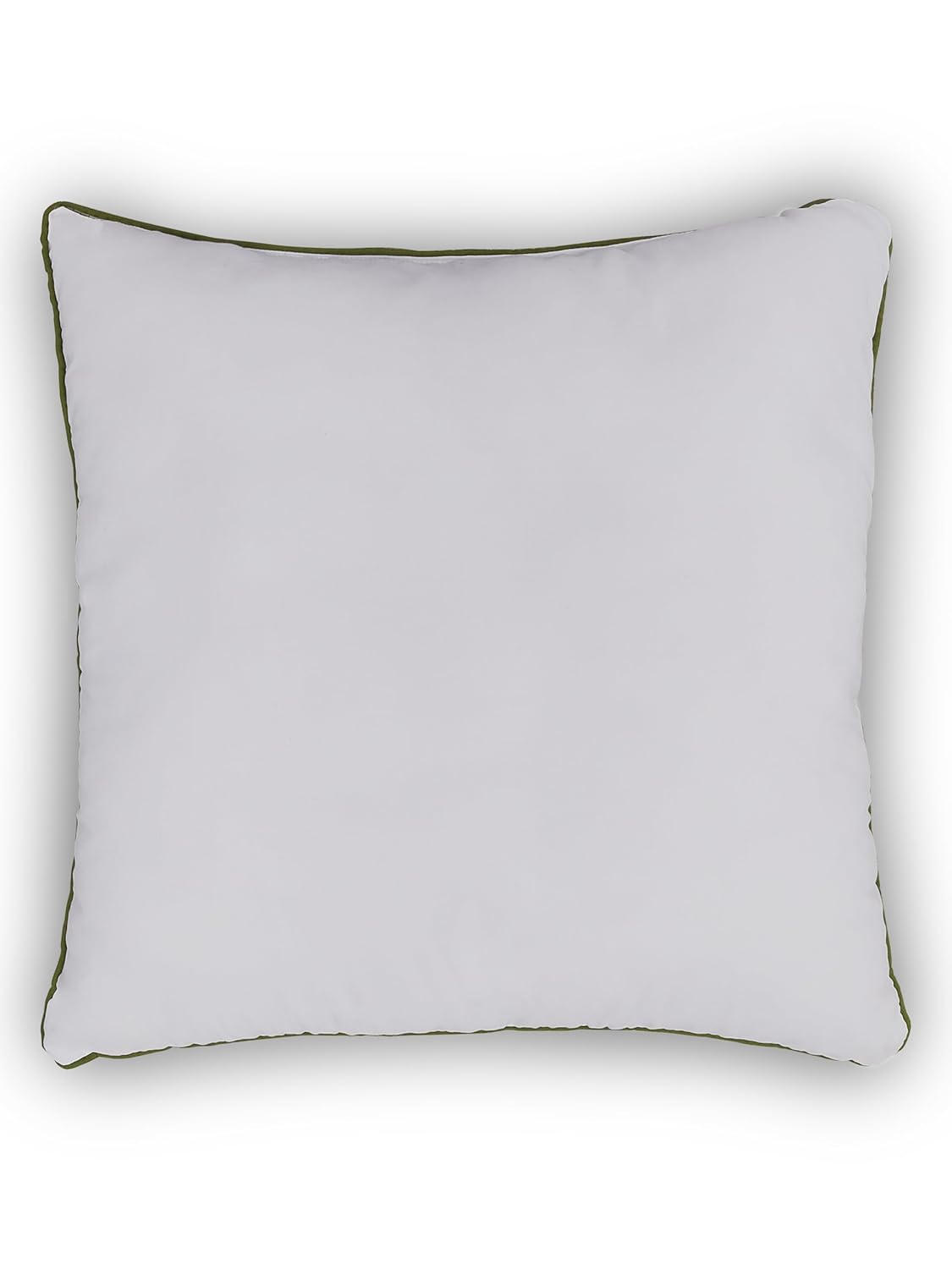Fiber Cushion | Soft & Supportive White Cushion for Sofa, Bed & Chair | 18x18 Inch