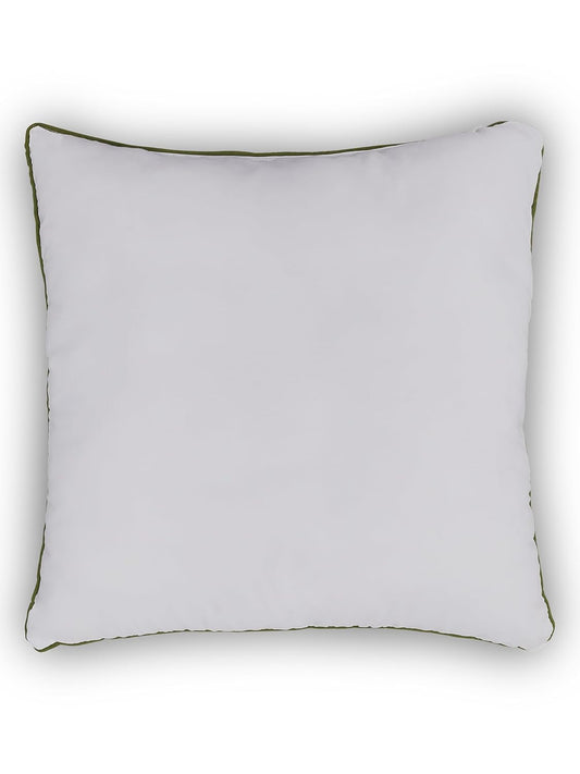 Fiber Cushion | Soft & Supportive White Cushion for Sofa, Bed & Chair | 18x18 Inch
