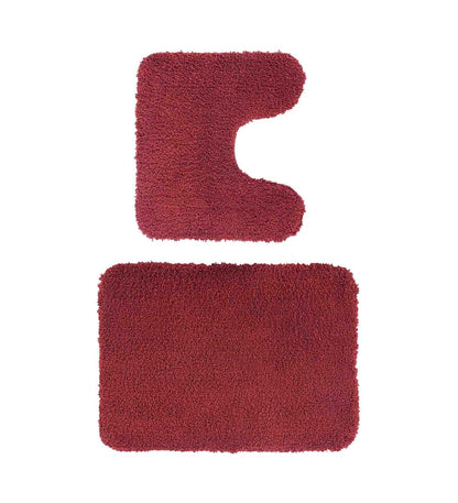 Super Absorbent Anti-Skid Soft Bath Mat & Contour Set | Set Of 2