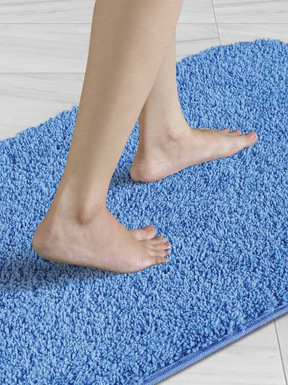Super Absorbent Anti-Skid Soft Bath Mat & Contour Set | Set Of 2