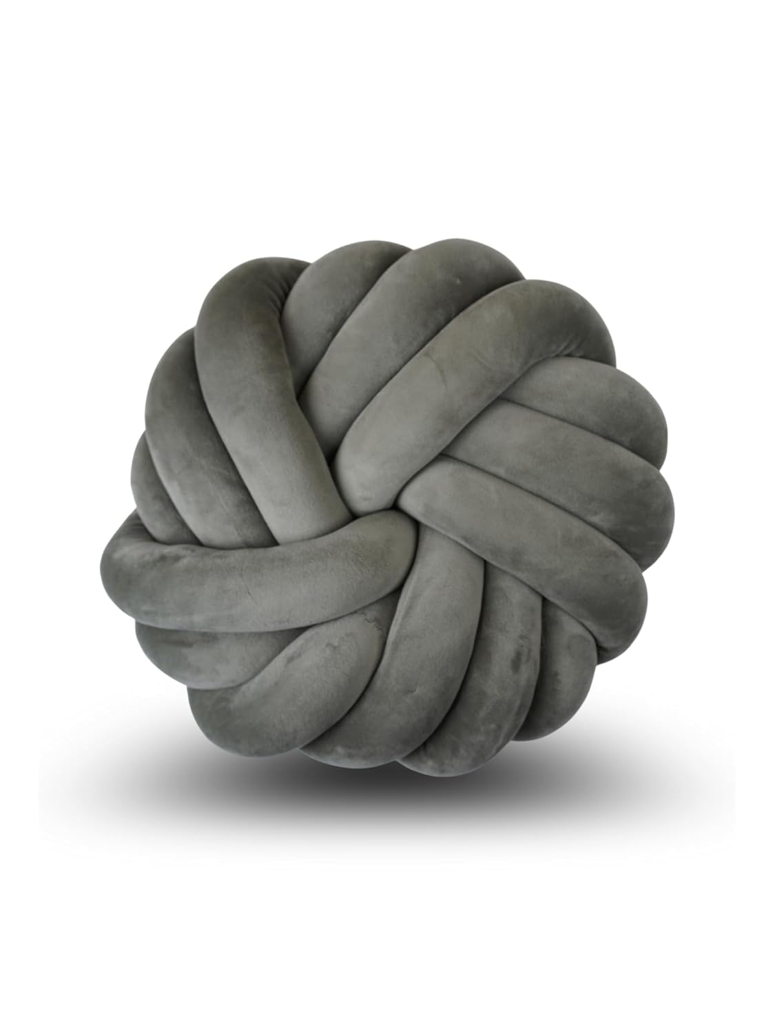 Round Knotted Cushion Ball Pillow – Soft Decorative Sofa & Bed Accent