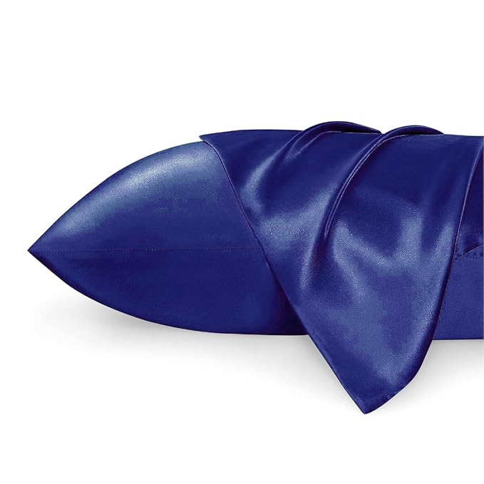 Mush Silk Satin Pillow Cover Set of 2 for Hair & Skin Care
