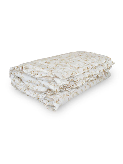 Metropolis Floral Lightweight & Ultra-Soft Single Bed Comforter Cum AC Blanket(60x90 Inch)