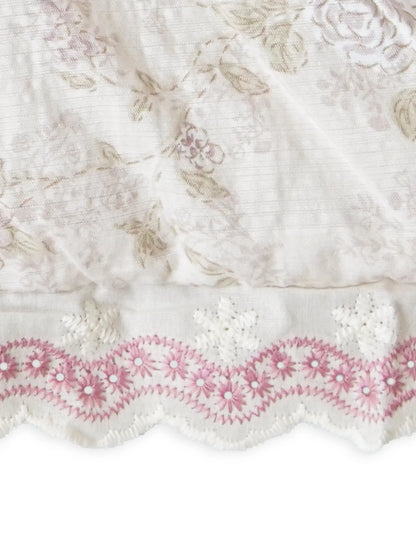Atoz Home Decor Florence Vintage Floral Single Bed AC Comforter – Super Soft Breathable Reversible Quilt with Pink Fabric Backing