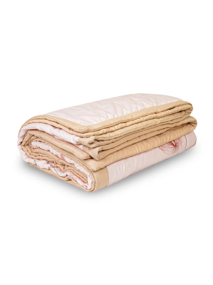 AC Comforter Floral Design Double Bed (220X240 CM) | Pink