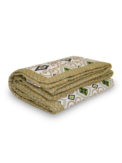 AC Comforter Soft Geometric Boho Quilt Lightweight (220x240 cm)