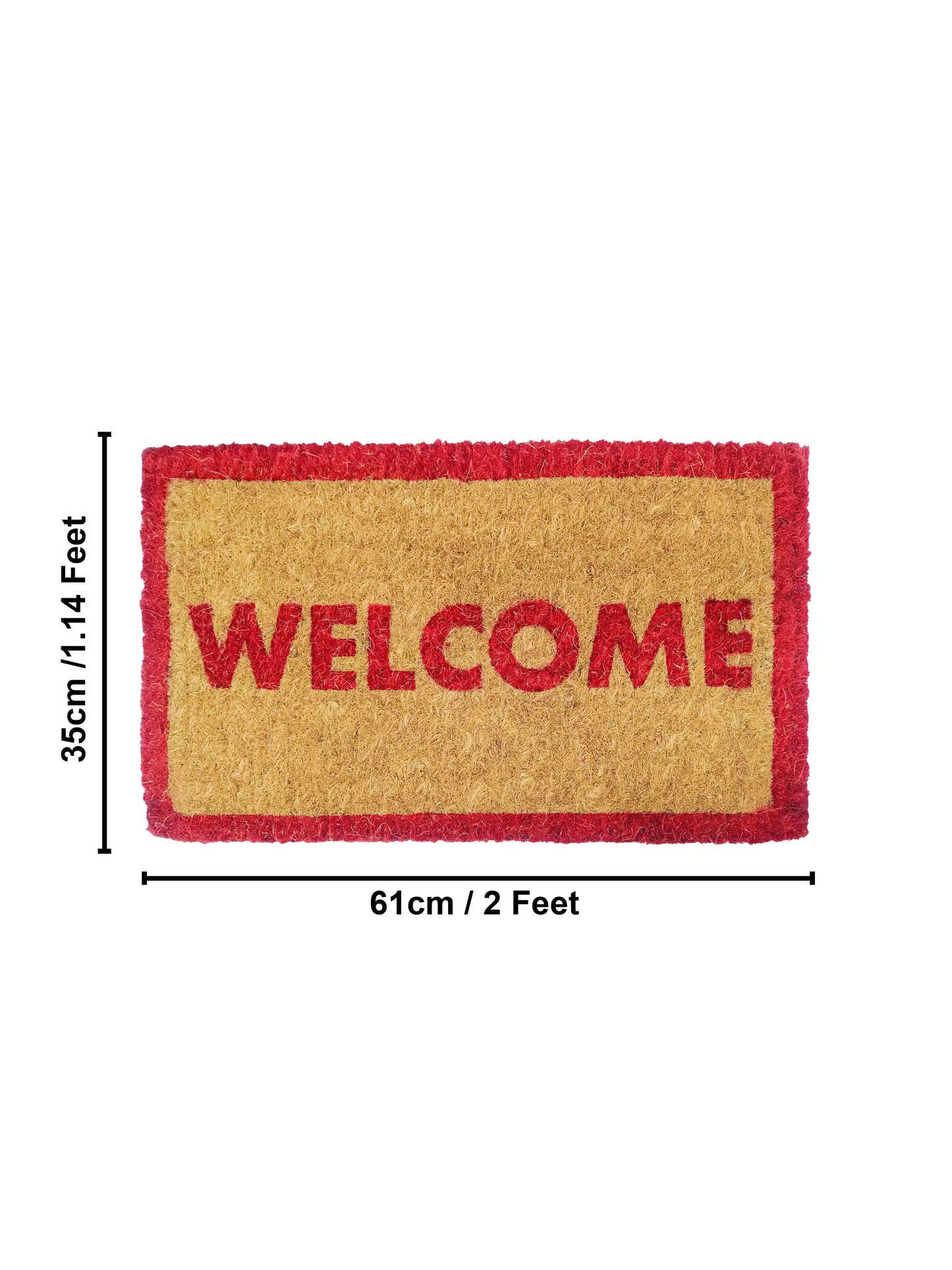 AtoZ Home Decor Classic Coir "Welcome" Doormat (Multiple Sizes & Colors)