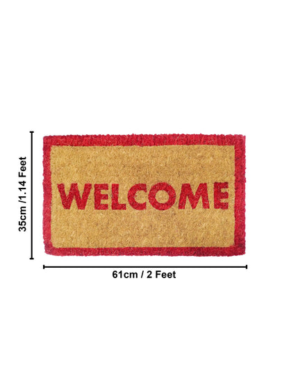AtoZ Home Decor Classic Coir "Welcome" Doormat (Multiple Sizes & Colors)