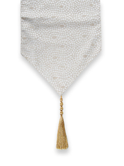 AtozHomeDecor Cotton Linen Table Runner | Printed & Embroidered | 14x72" / 16x72"