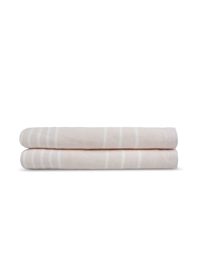 Bellagio Set of 2 Striped Kitchen & Dining Hand Towels