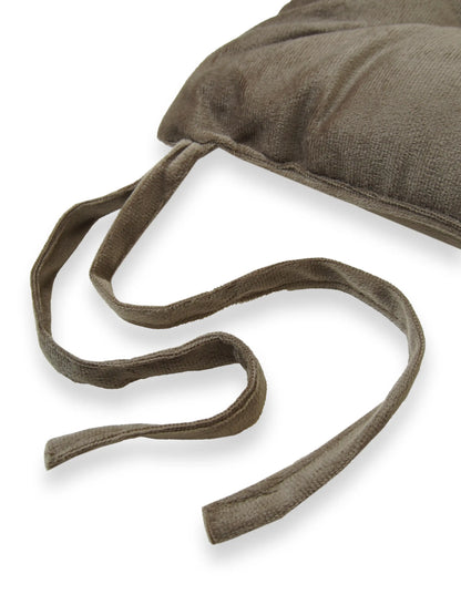 Atoz Home Decor Tufted Chair Pad with Tie Straps | Thick 14x14" Seat Cushionps