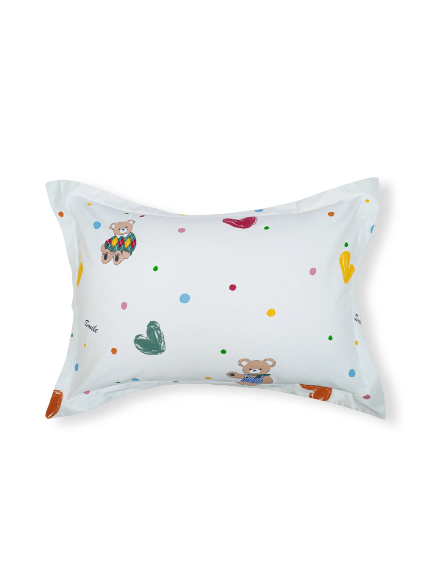 Playful Bear Graphics Kids 100% Cotton Bedsheet Set