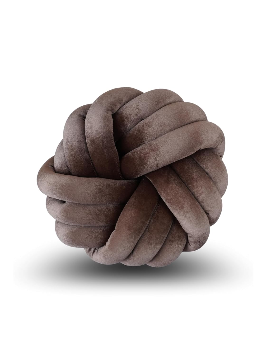Round Knotted Cushion Ball Pillow – Soft Decorative Sofa & Bed Accent