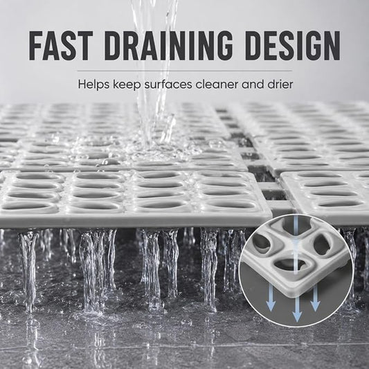 Atoz Home Decor Foldable Anti-Slip Rubber Shower Mat